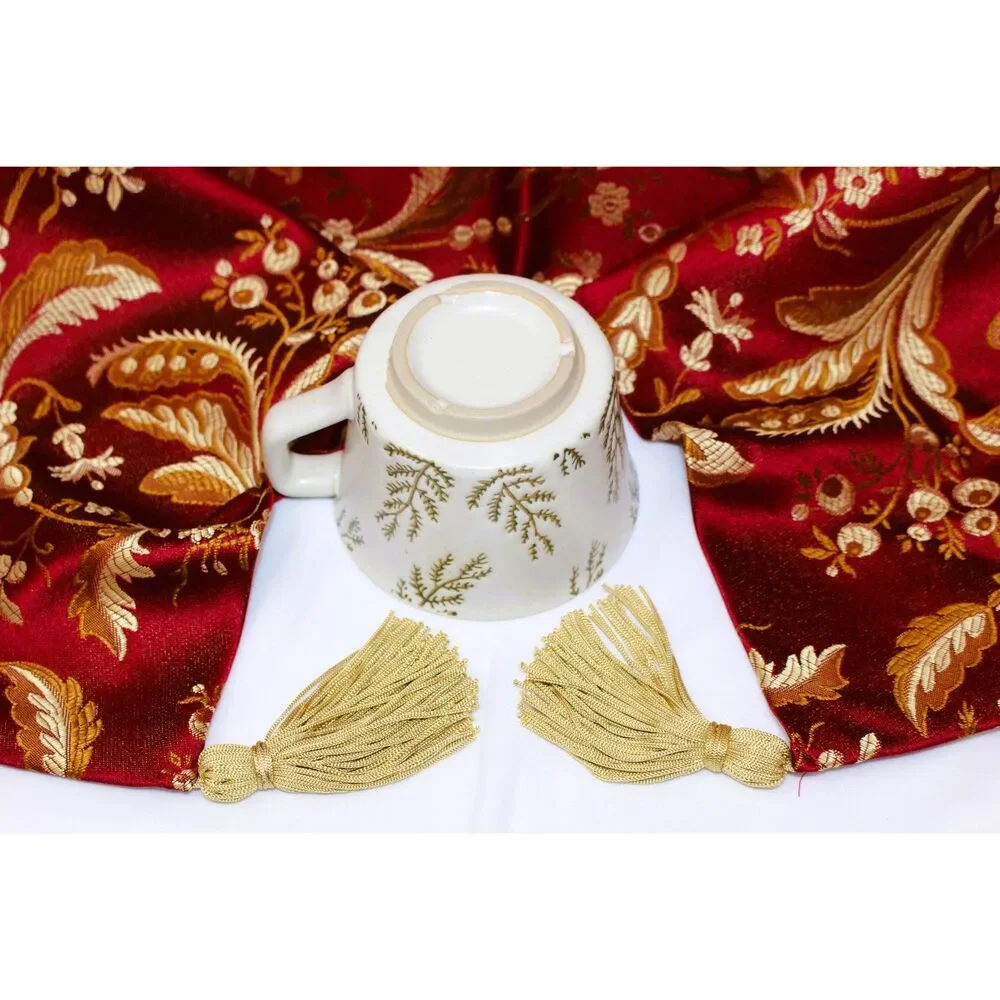 Ceramic Fern Leaf Cappuccino, Tea, Latte Cup etc Rare Find by Potter's Studio
